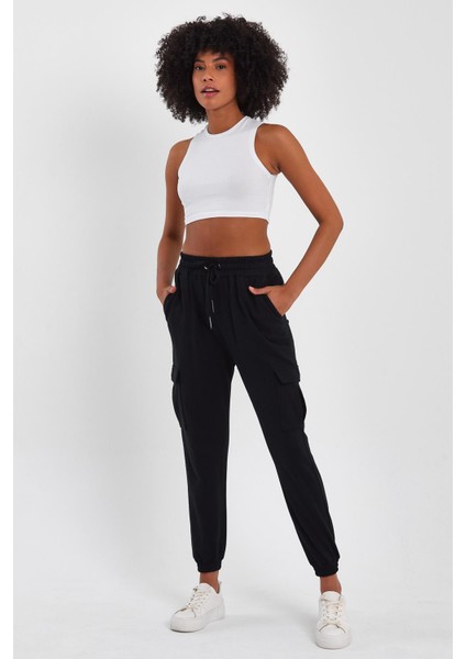 Kargo Cepli Jogger Eşofman Altı (B23-0032)