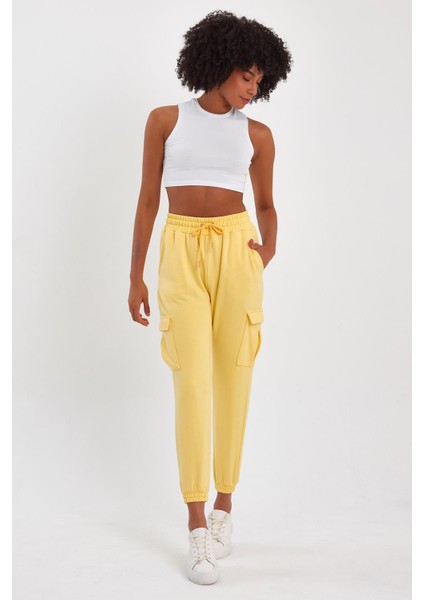 Kargo Cepli Jogger Eşofman Altı (B23-0032)