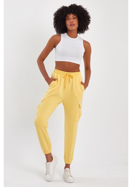 Kargo Cepli Jogger Eşofman Altı (B23-0032)