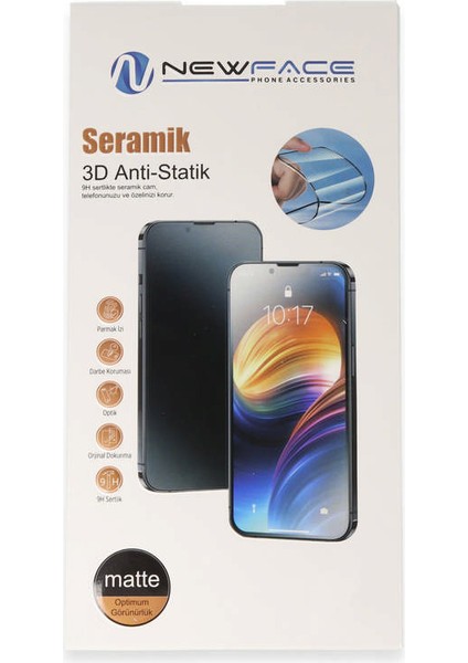 Samsung Galaxy A50 3D Antistatik Mat Seramik Nano Ekran Koruyucu