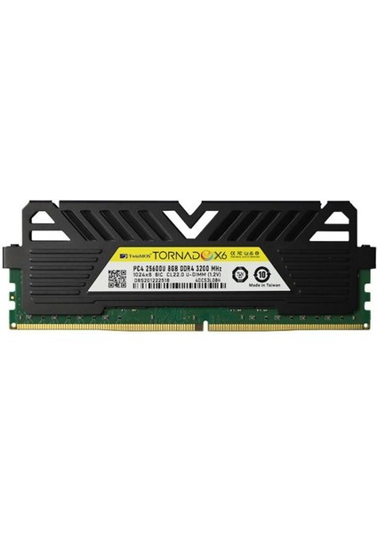 8 GB Ddr4 3200 Twınmos TMMDD48GB3200DKBX6 Soğutuculu Dt