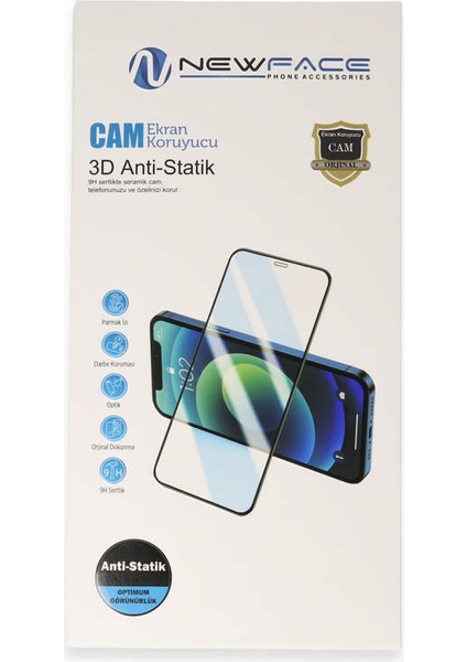 Realme C53 3D Antistatik Cam Ekran Koruyucu