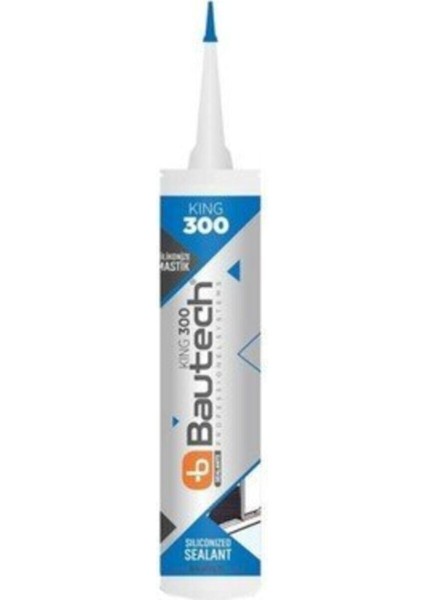 Bautech Silikonize Mastik Beyaz 500 gr