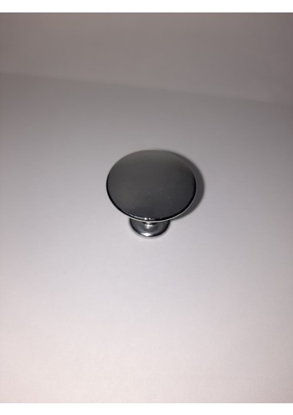 Altuntaş Parlak Gümüş Tek Delikli Metal Kulp (5 Adet)