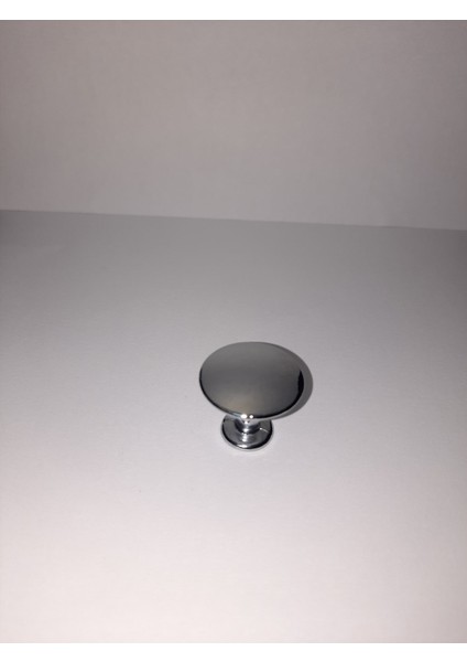 Altuntaş Parlak Gümüş Tek Delikli Metal Kulp (5 Adet)