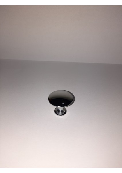 Altuntaş Parlak Gümüş Tek Delikli Metal Kulp (5 Adet)