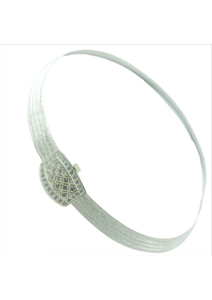 Kadın Gümüş 5 Sıra Prenses Toka Trabzon Hasır Gerdanlık indirimleri