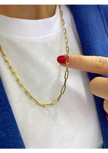 Unisex Gümüş Ataç Kolye