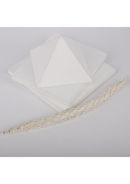 Kadın Gümüş Tasarım Kazaziye Bileklik fiyatları