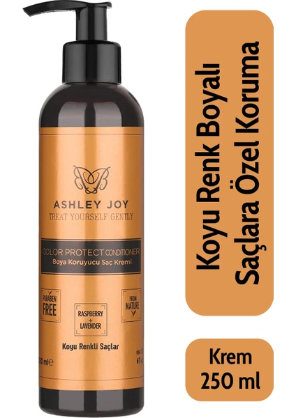 Ashley Joy Koyu Renk Boyalı Saçlar İçin Saç Kremi 250 ml