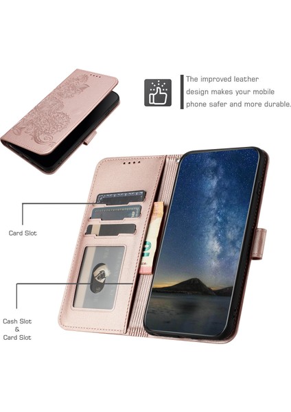 iPhone Xs Max Flip Deri Manyetik Koruyucu Cüzdan Bilek Kayışı Telefon Kılıfı (Yurt Dışından)