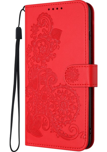 Xiaomi Redmi 12 Flip Deri Manyetik Koruyucu Cüzdan Bilek Kayışı Telefon Kılıfı (Yurt Dışından) fiyatları