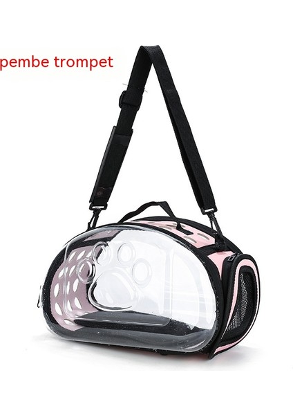 Qıchu Moda Şeffaf Kedi Çantası Tote Omuz Nefes Köpek Outing Omuz Crossbody Çanta Katlanabilir Çok Kullanımlı Pet Çanta (Yurt Dışından) fiyatları