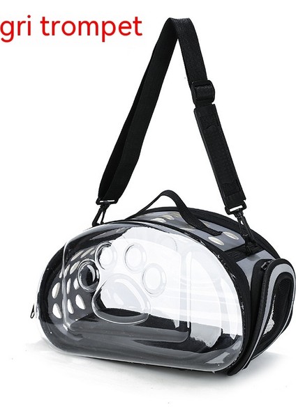 Qıchu Moda Şeffaf Kedi Çantası Tote Omuz Nefes Köpek Outing Omuz Crossbody Çanta Katlanabilir Çok Kullanımlı Pet Çanta (Yurt Dışından) fiyatları