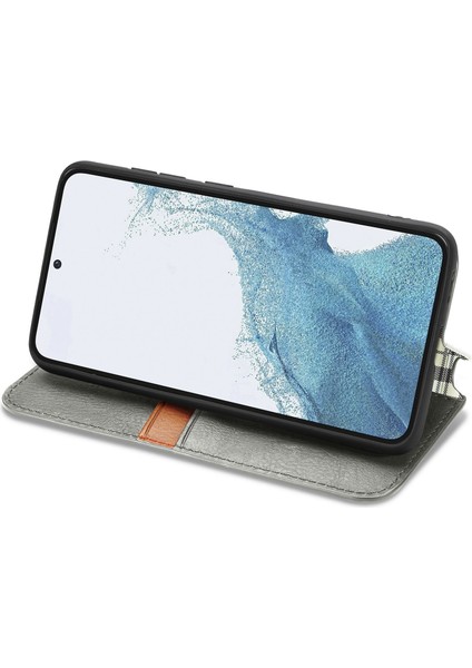 Samsung Galaxy S23 Plus Kart Tutuculu Cüzdan Pu Deri Çevirme Çubuğu Telefon Kılıfı (Yurt Dışından)