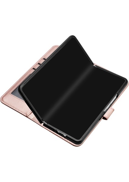 Samsung Galaxy Z Fold 5 Flip Deri Manyetik Koruyucu Cüzdan Bilek Kayışı Telefon Kılıfı (Yurt Dışından) fırsatları