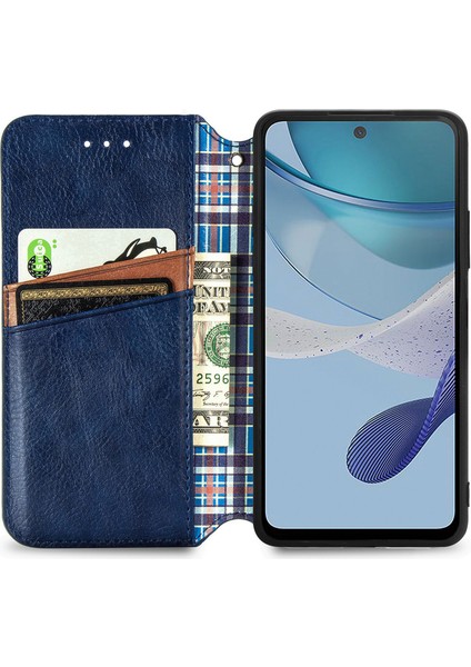 Motorola Moto G53 5g Kart Tutuculu Cüzdan Pu Deri Çevirme Çubuğu Telefon Kılıfı (Yurt Dışından) modelleri