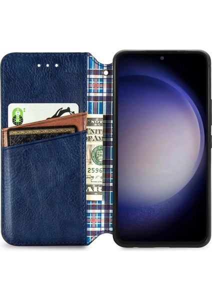 Samsung Galaxy S23 Fe Kart Tutuculu Cüzdan Pu Deri Çevirme Çubuğu Telefon Kılıfı (Yurt Dışından) modelleri