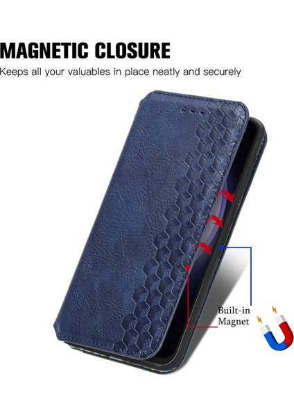 Samsung Galaxy S23 Fe Kart Tutuculu Cüzdan Pu Deri Çevirme Çubuğu Telefon Kılıfı (Yurt Dışından) indirimleri