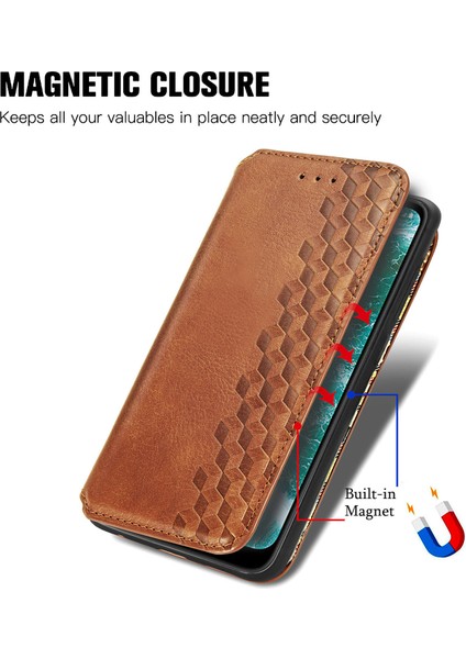 Nokia C30 Kart Tutuculu Cüzdan Pu Deri Çevirme Çubuğu Telefon Kılıfı (Yurt Dışından) indirimleri