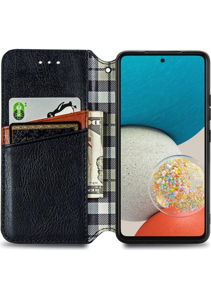 Samsung Galaxy A53 5g Kart Tutuculu Cüzdan Pu Deri Çevirme Çubuğu Telefon Kılıfı (Yurt Dışından) modelleri