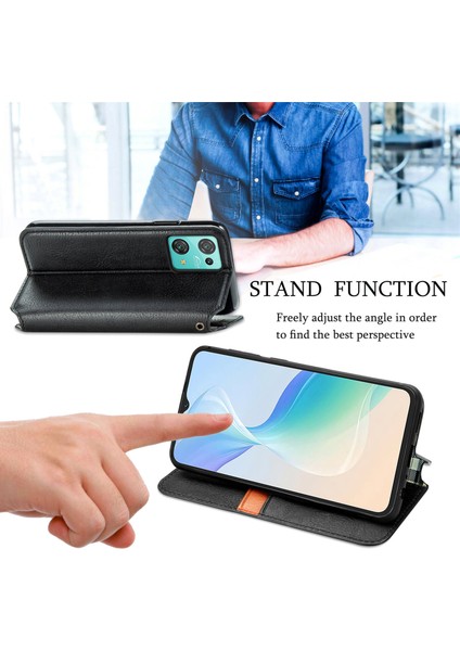 Blackview C30/C30 Pro Kart Tutuculu Cüzdan Pu Deri Çevirme Çubuğu Telefon Kılıfı (Yurt Dışından) fırsatları