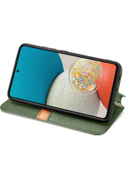 Samsung Galaxy A53 5g Kart Tutuculu Cüzdan Pu Deri Çevirme Çubuğu Telefon Kılıfı (Yurt Dışından) fırsatları