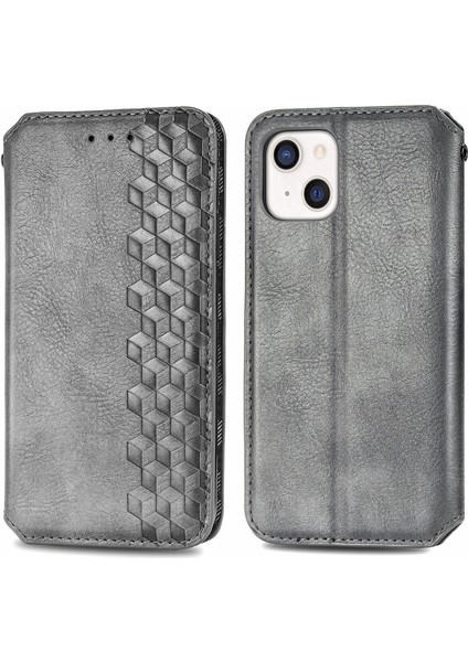 iPhone 13 Kart Tutuculu Cüzdan Pu Deri Çevirme Çubuğu Telefon Kılıfı (Yurt Dışından)