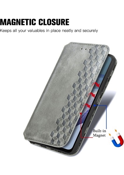 Motorola Moto G53 5g Kart Tutuculu Cüzdan Pu Deri Çevirme Çubuğu Telefon Kılıfı (Yurt Dışından) indirimleri