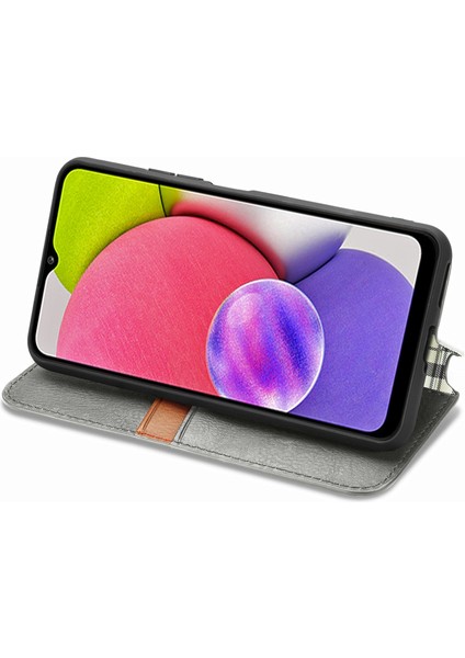Samsung Galaxy A03S Kart Tutuculu Cüzdan Pu Deri Çevirme Çubuğu Telefon Kılıfı (Yurt Dışından) fırsatları