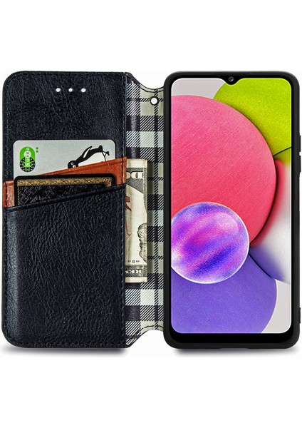 Samsung Galaxy A03S Kart Tutuculu Cüzdan Pu Deri Çevirme Çubuğu Telefon Kılıfı (Yurt Dışından) modelleri