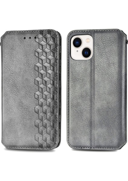 iPhone 15 Kart Tutuculu Cüzdan Pu Deri Çevirme Çubuğu Telefon Kılıfı (Yurt Dışından)