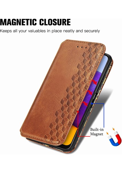 Samsung Galaxy A22 5g Kart Tutuculu Cüzdan Pu Deri Çevirme Çubuğu Telefon Kılıfı (Yurt Dışından) indirimleri