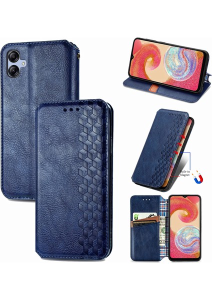 Samsung Galaxy A04E Kart Tutuculu Cüzdan Pu Deri Çevirme Çubuğu Telefon Kılıfı (Yurt Dışından)