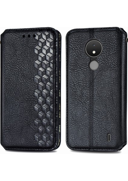 Nokia C21 Kart Tutuculu Cüzdan Pu Deri Çevirme Çubuğu Telefon Kılıfı (Yurt Dışından) fiyatları