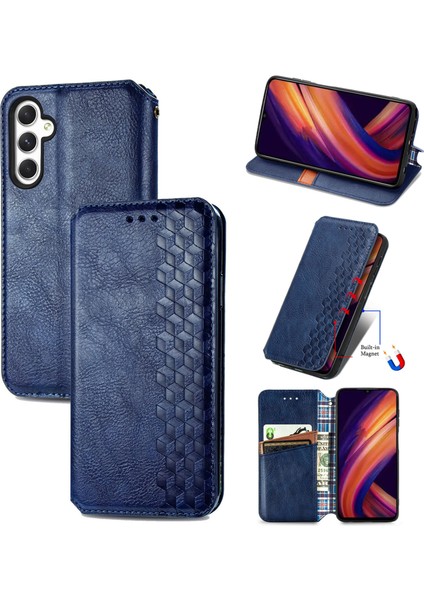 Samsung Galaxy A25 5g Kart Tutuculu Cüzdan Pu Deri Çevirme Çubuğu Telefon Kılıfı (Yurt Dışından)