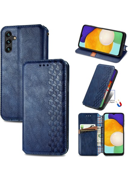 Samsung Galaxy A13 5g Kart Tutuculu Cüzdan Pu Deri Çevirme Çubuğu Telefon Kılıfı (Yurt Dışından)