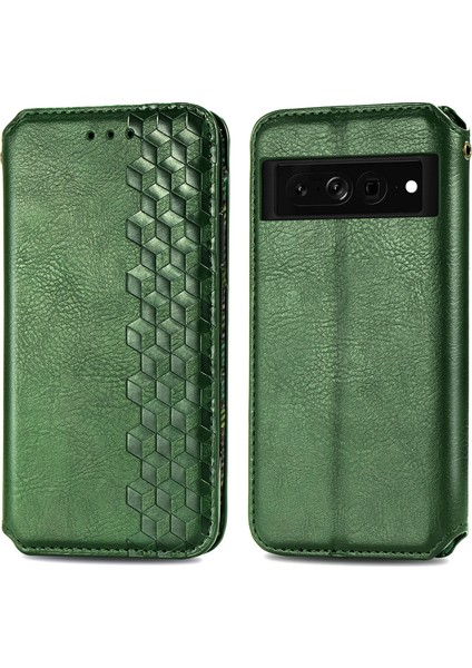 Google Pixel 7 Pro Kart Tutuculu Cüzdan Pu Deri Çevirme Çubuğu Telefon Kılıfı (Yurt Dışından)