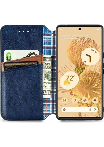 Google Pixel 6 Pro Kart Tutuculu Cüzdan Pu Deri Çevirme Çubuğu Telefon Kılıfı (Yurt Dışından) modelleri