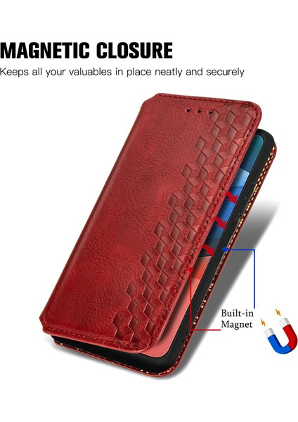 Motorola Moto E7 Kart Tutuculu Cüzdan Pu Deri Çevirme Çubuğu Telefon Kılıfı (Yurt Dışından) indirimleri