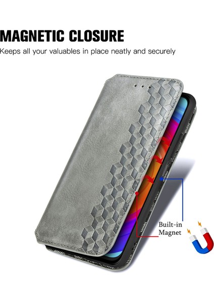 Ulefone Note 14 Kart Tutuculu Cüzdan Pu Deri Çevirme Çubuğu Telefon Kılıfı (Yurt Dışından)