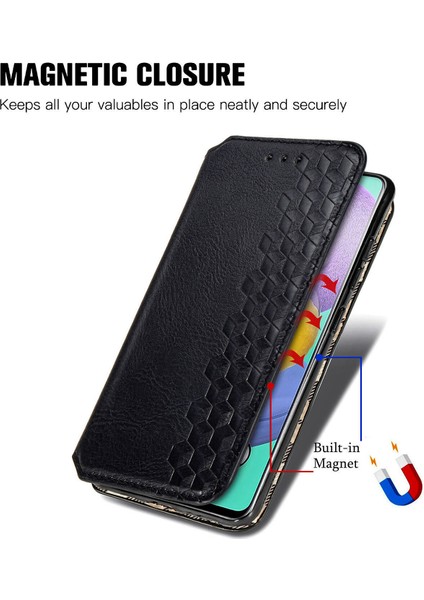 Samsung Galaxy A31 Kart Tutuculu Cüzdan Pu Deri Çevirme Çubuğu Telefon Kılıfı (Yurt Dışından) indirimleri
