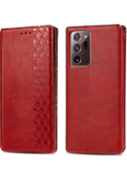 Samsung Galaxy Note 20 Ultra Kart Tutuculu Cüzdan Pu Deri Çevirme Çubuğu Telefon Kılıfı (Yurt Dışından) fiyatları