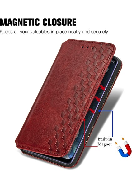Oukitel C25 Kart Tutuculu Cüzdan Pu Deri Çevirme Çubuğu Telefon Kılıfı (Yurt Dışından) indirimleri