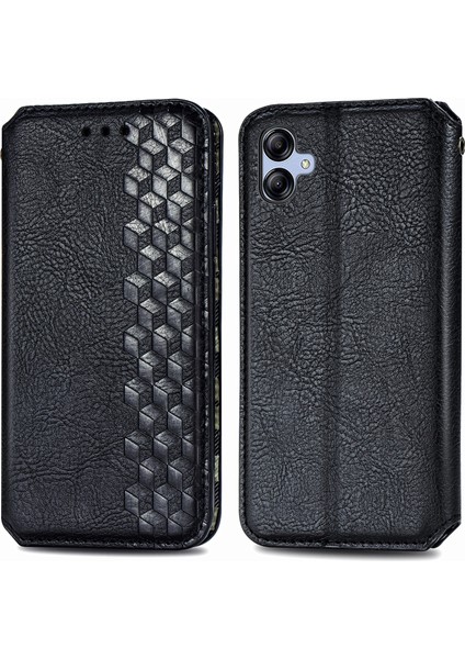 Samsung Galaxy A04E Kart Tutuculu Cüzdan Pu Deri Çevirme Çubuğu Telefon Kılıfı (Yurt Dışından)
