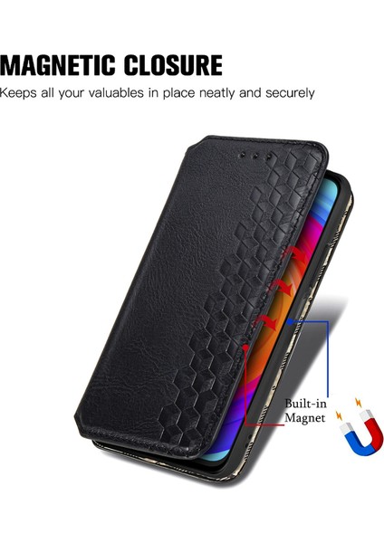 Ulefone Note 14 Kart Tutuculu Cüzdan Pu Deri Çevirme Çubuğu Telefon Kılıfı (Yurt Dışından)