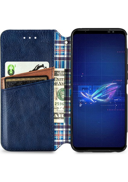 Asus Rog Phone 6 Kart Tutuculu Cüzdan Pu Deri Çevirme Çubuğu Telefon Kılıfı (Yurt Dışından) modelleri
