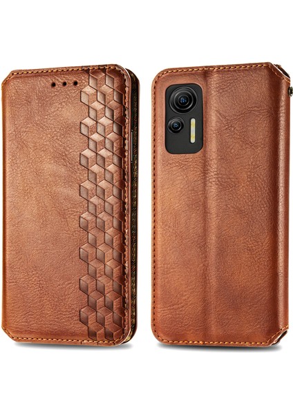 Ulefone Note 14 Kart Tutuculu Cüzdan Pu Deri Çevirme Çubuğu Telefon Kılıfı (Yurt Dışından)