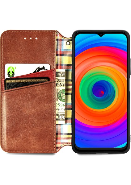 Ulefone Note 14 Kart Tutuculu Cüzdan Pu Deri Çevirme Çubuğu Telefon Kılıfı (Yurt Dışından)