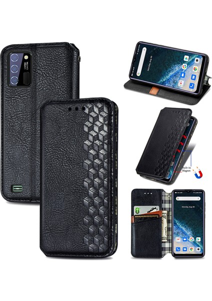 Oukitel C25 Kart Tutuculu Cüzdan Pu Deri Çevirme Çubuğu Telefon Kılıfı (Yurt Dışından)